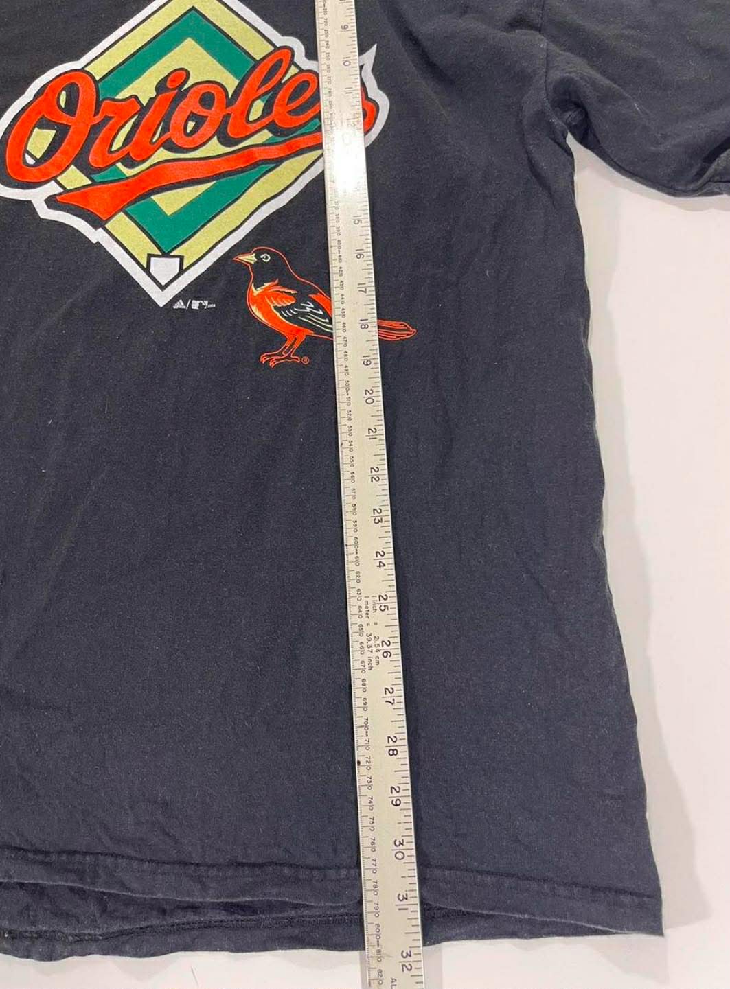 VINTAGE ADIDAS BLACK BALTIMORE ORIOLES T-SHIRT (L)