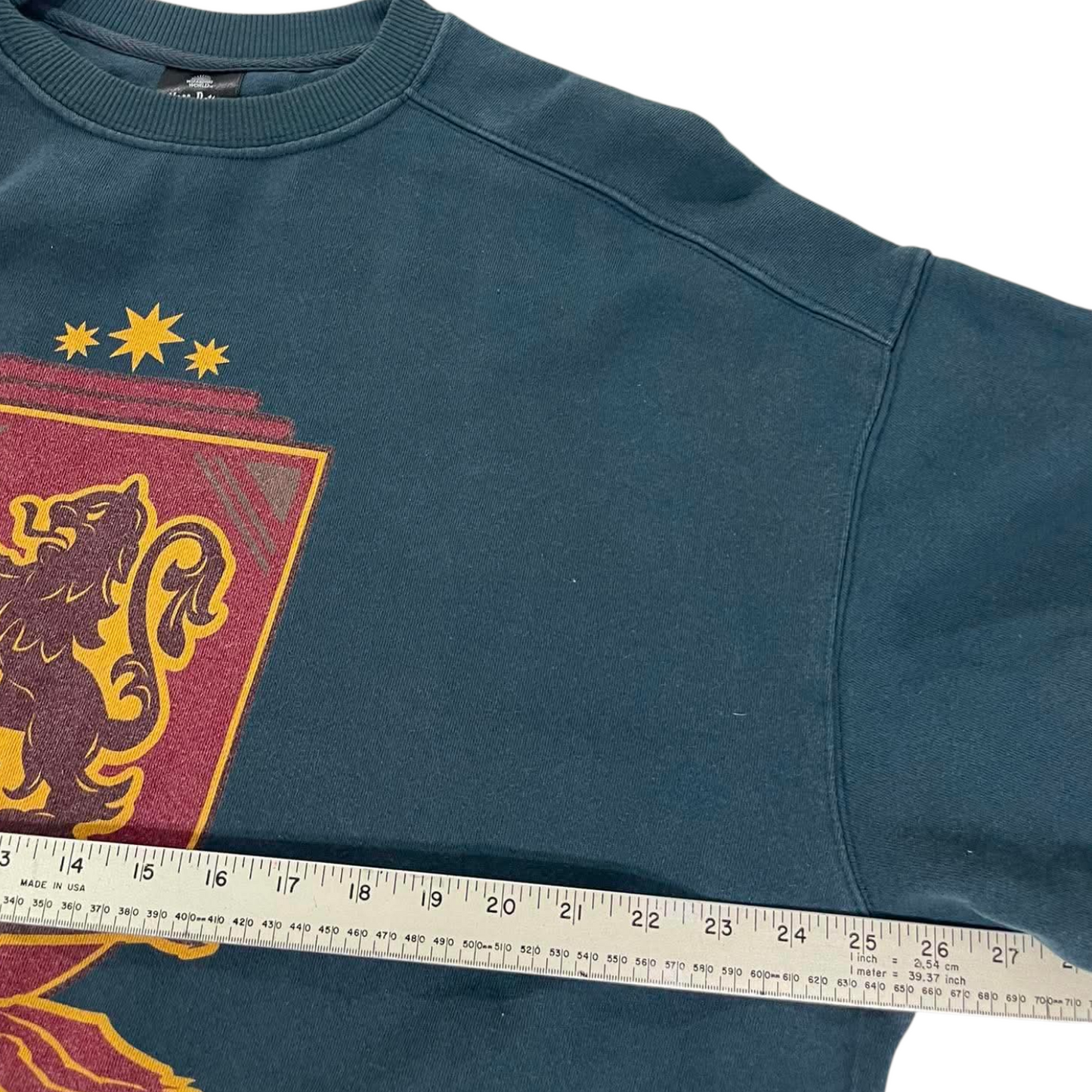 EMBROIDERED HARRY POTTER GREEN GRYFFINDOR CREWNECK (XXL)