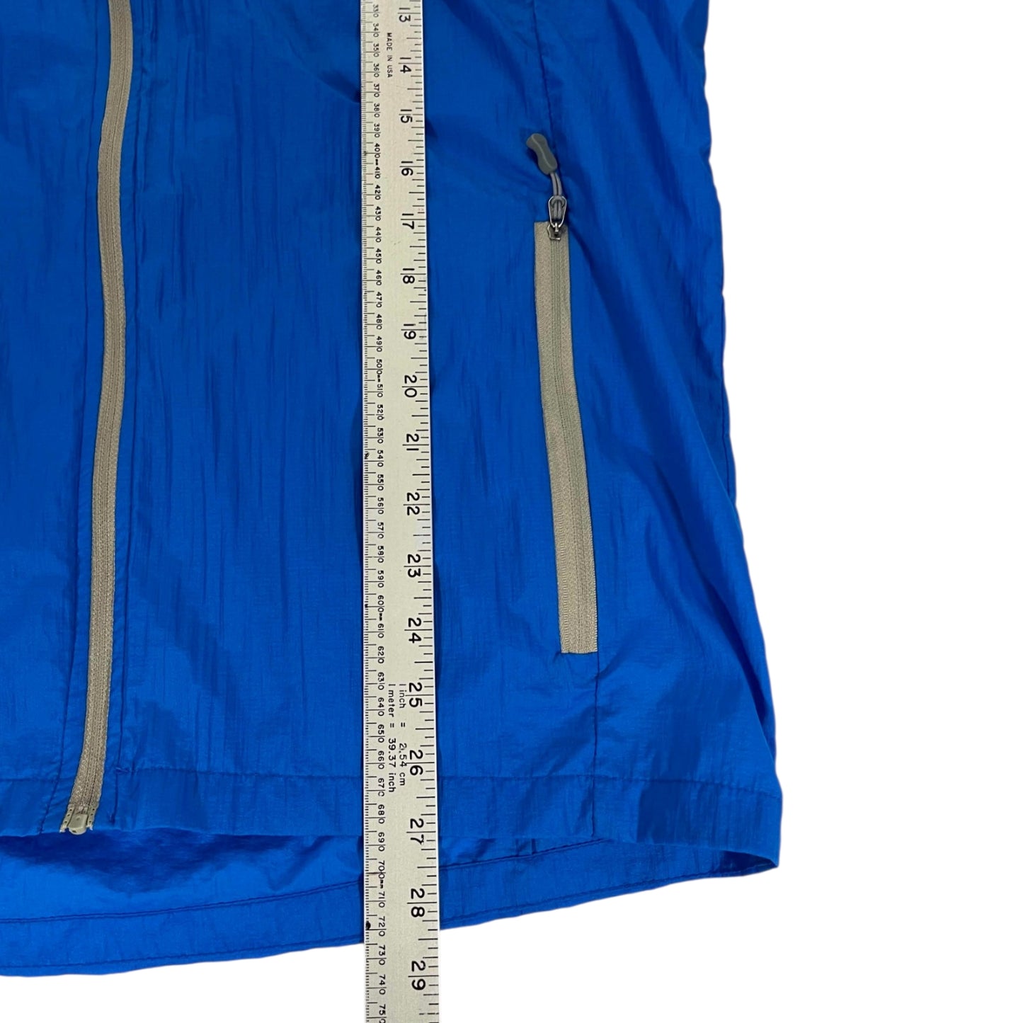 BL ARC'TERYX BLUE NYLON WINDBREAKER (XL)