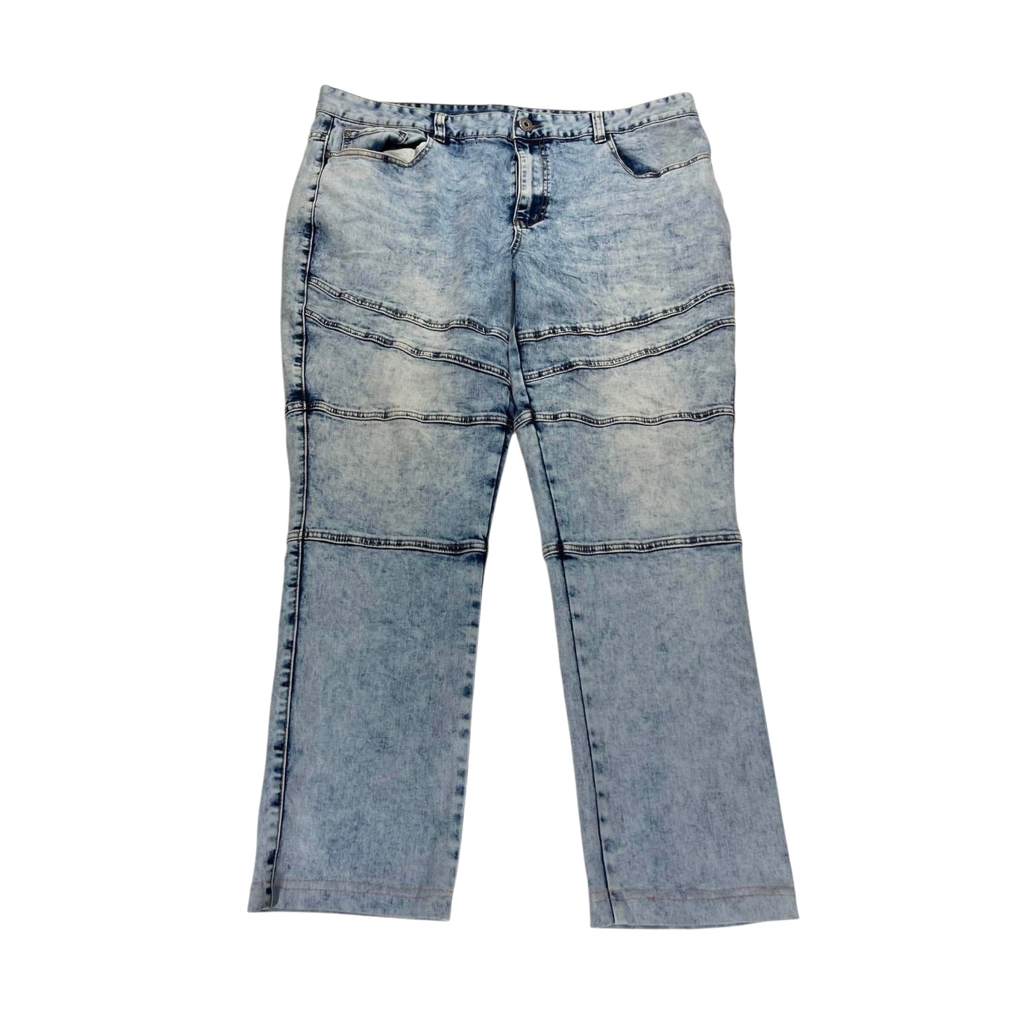 GARAGE BLUE WASH DENIM PANTS (40)