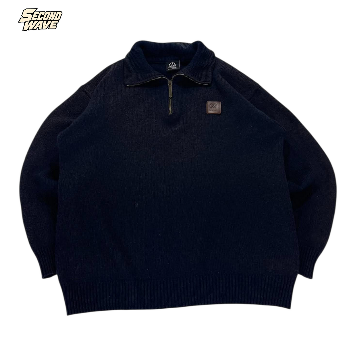 SWANNDRI BLACK QUARTER ZIP (BEST FIT L)