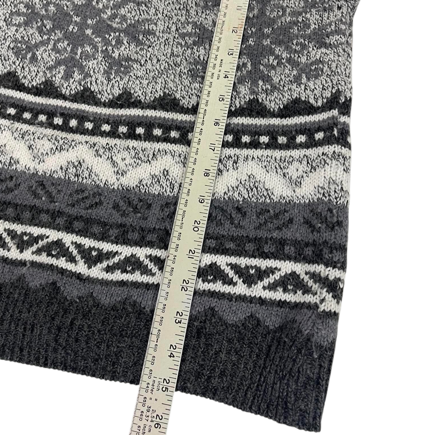 CANDA GRAY NORDIC PATTERNED (M)