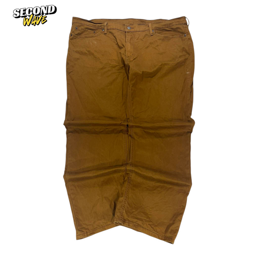 LEVIS BROWN 541 STRAIGHT LEG JEANS (46)