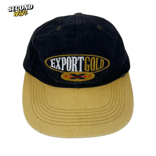 VINTAGE EXPORT GOLD HAT