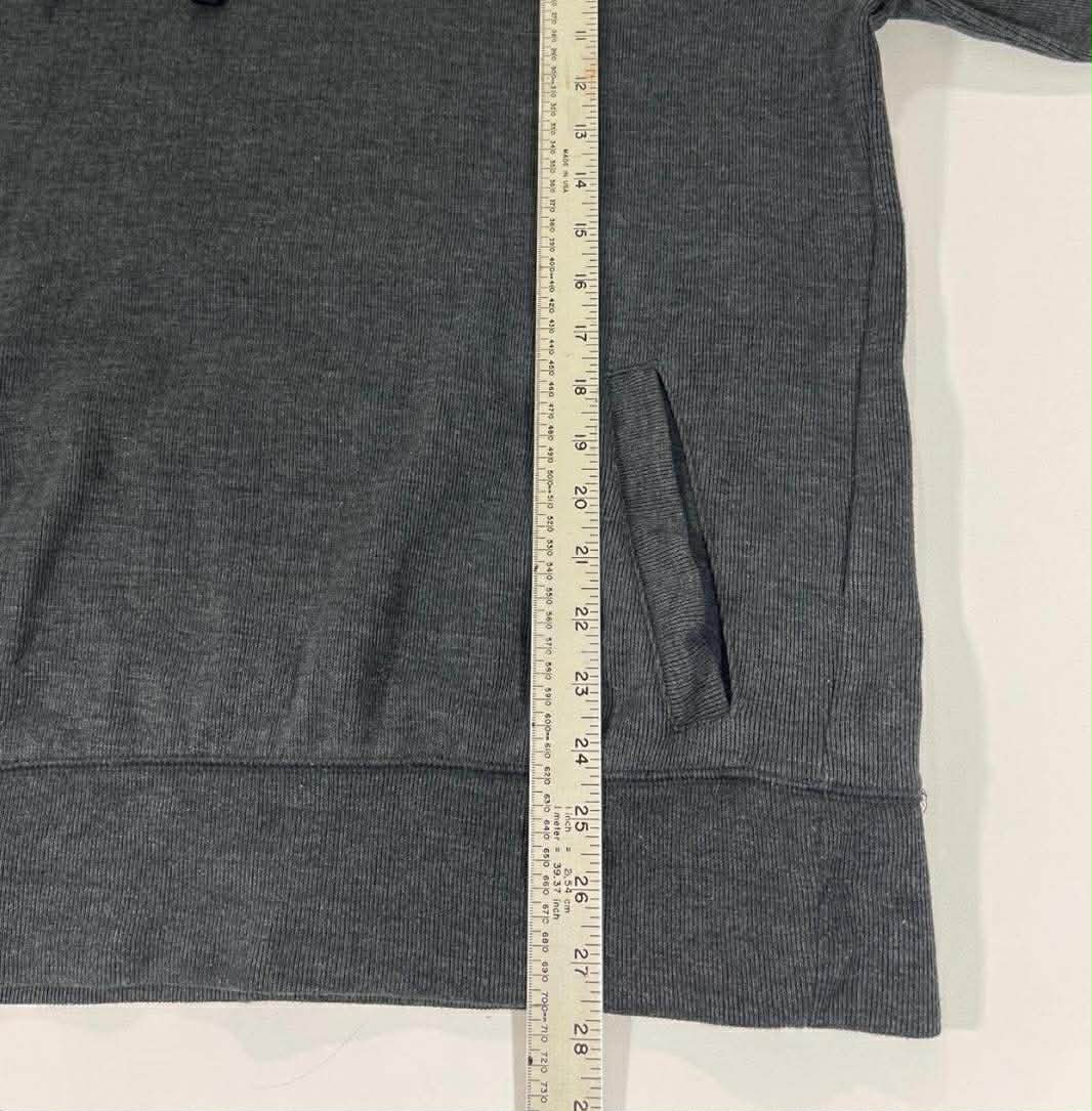 VINTAGE GAP GREY HOODIE WITH DRAWSTRING (L)
