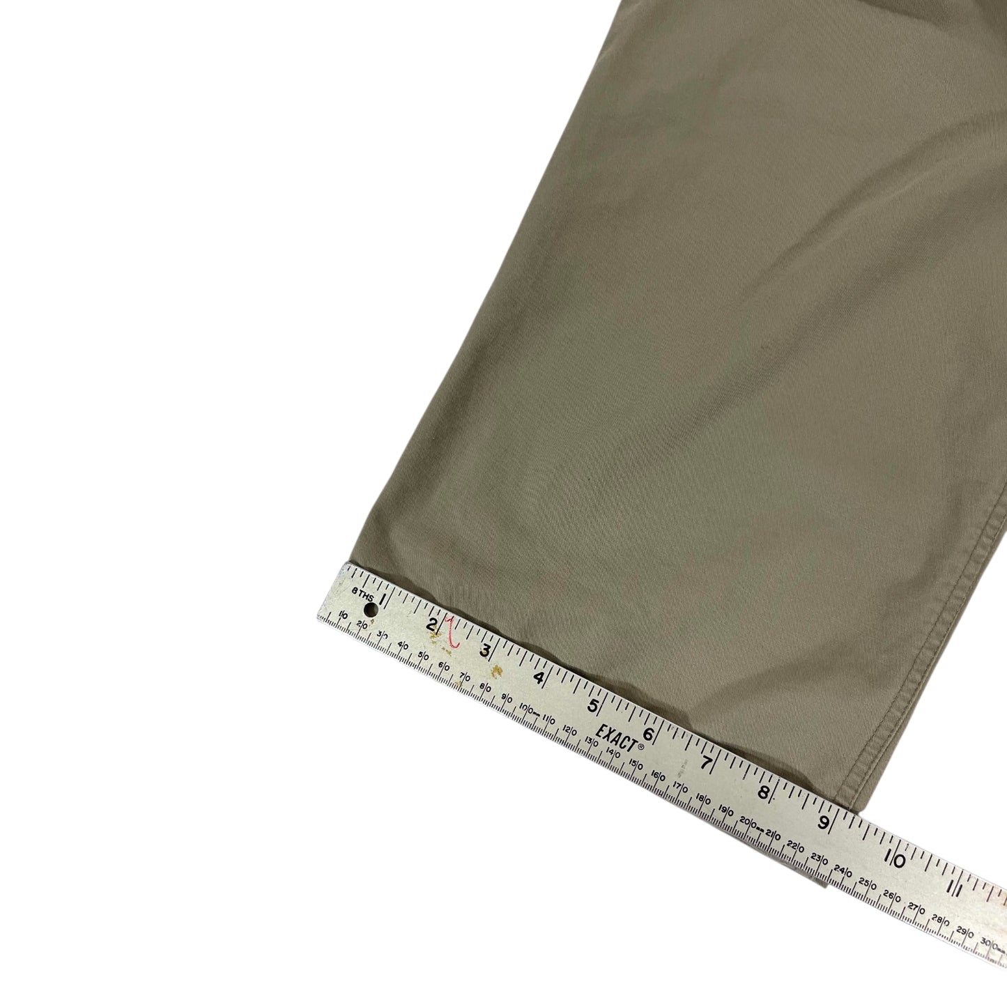 Y2K KHAKI BAGGY CARGO PANTS (32")