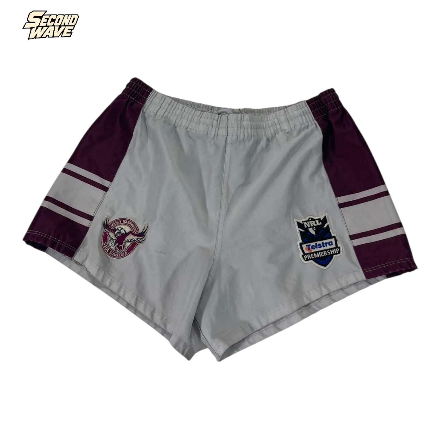 BRISBANE BRONCOS MAROON NRL SHORTS (S - M)