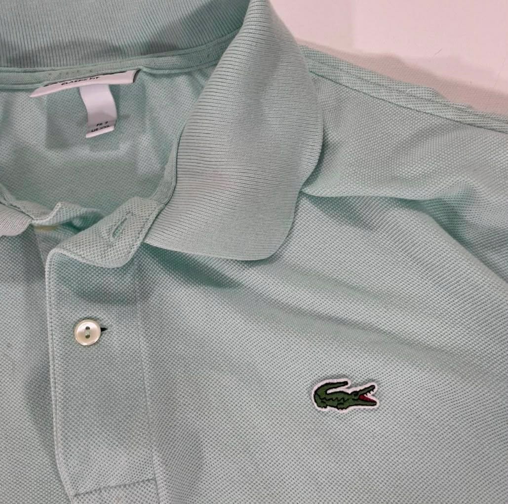 LACISTE LIGHT GREEN POLO SHIRT (L)