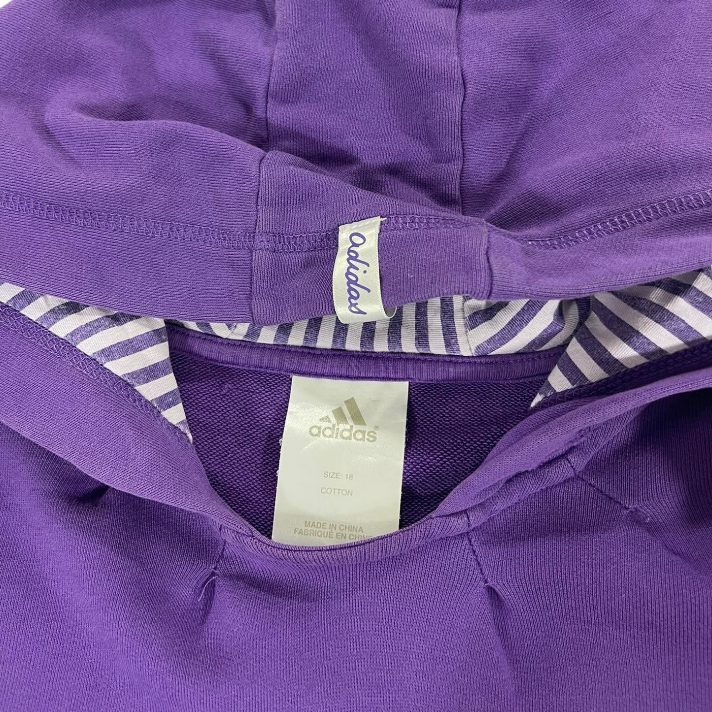 ADIDAS PURPLE HOODIE WITH LOGO (18)