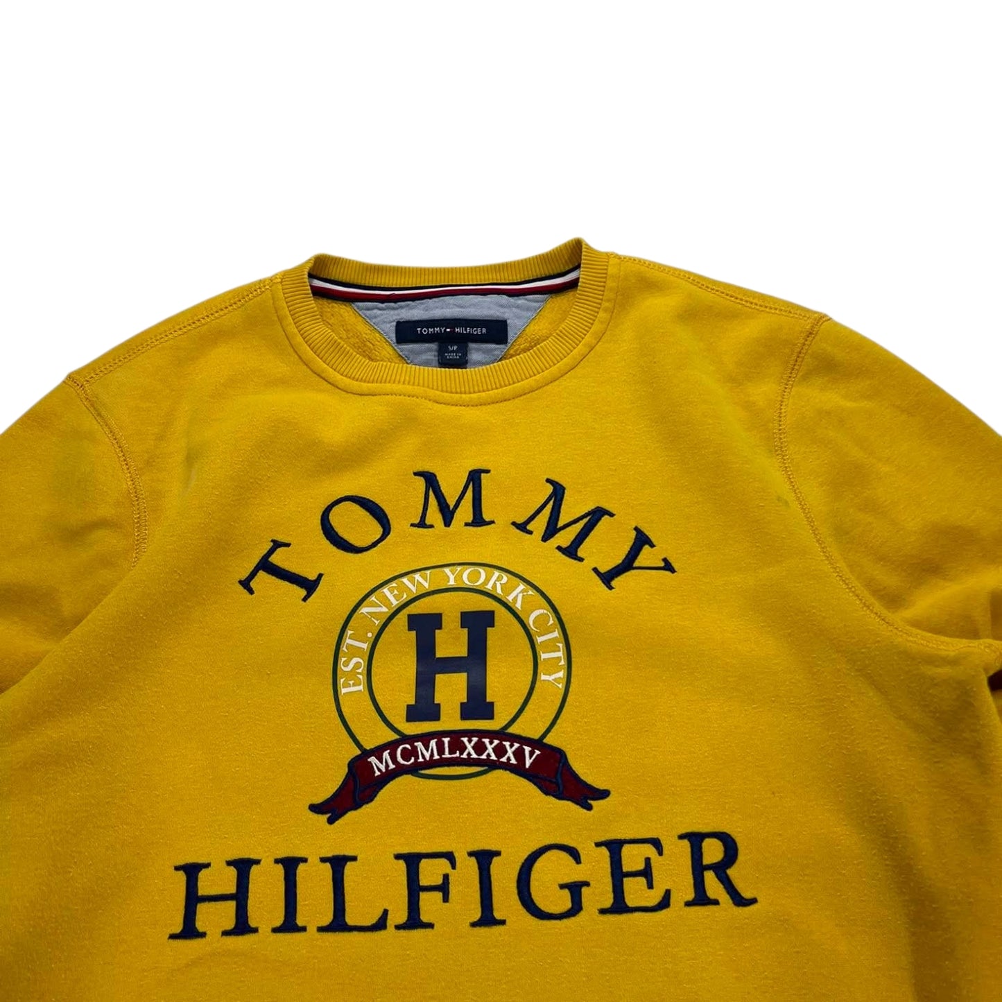 TOMMY HILFIGER YELLOW CREWNECK (M)