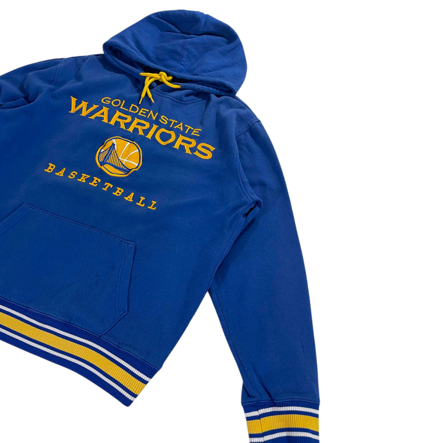 VINTAGE EMBROIDERED NBA GOLDEN STATE WARRIORS HOODIE (L)