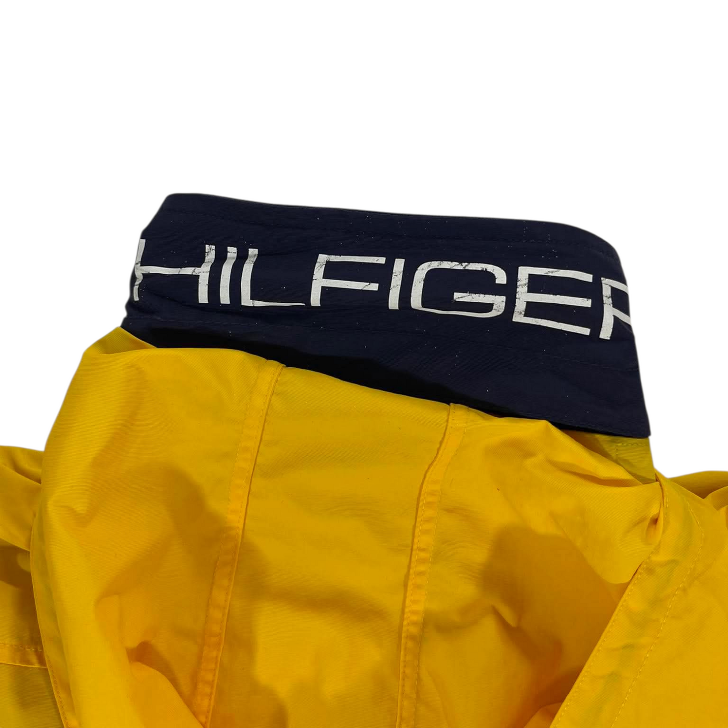 VINTAGE TOMMY HILFIGER YELLOW WINDBREAKER JACKET (M)