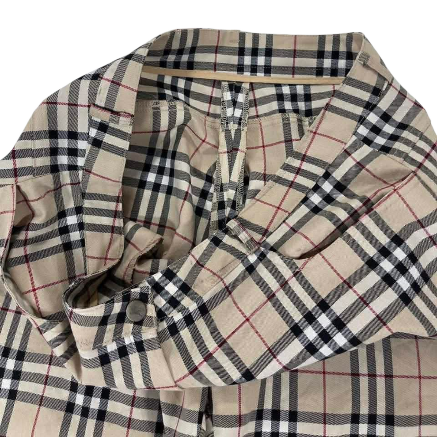 BURBERRY NOVA CHECK TROUSERS (34)