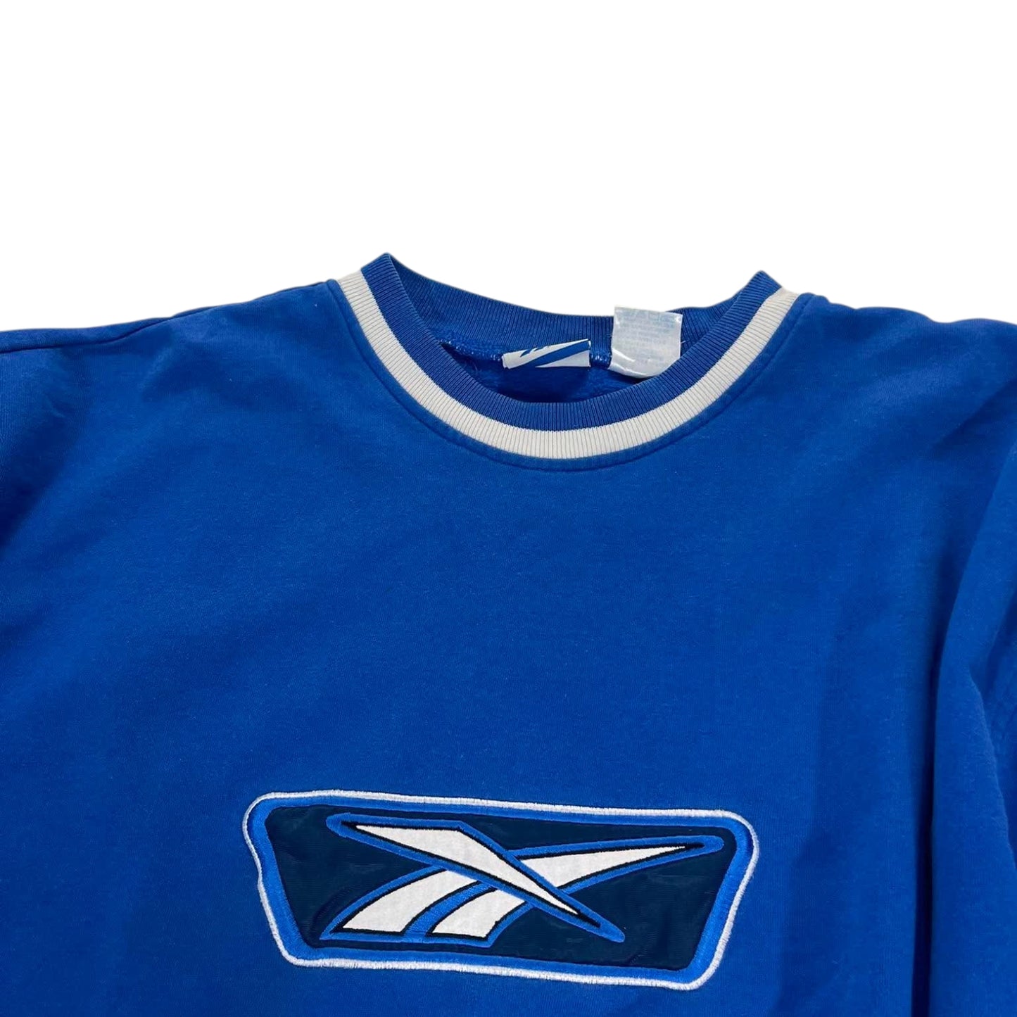 VINTAGE REEBOK BLUE CREWNECK (L)