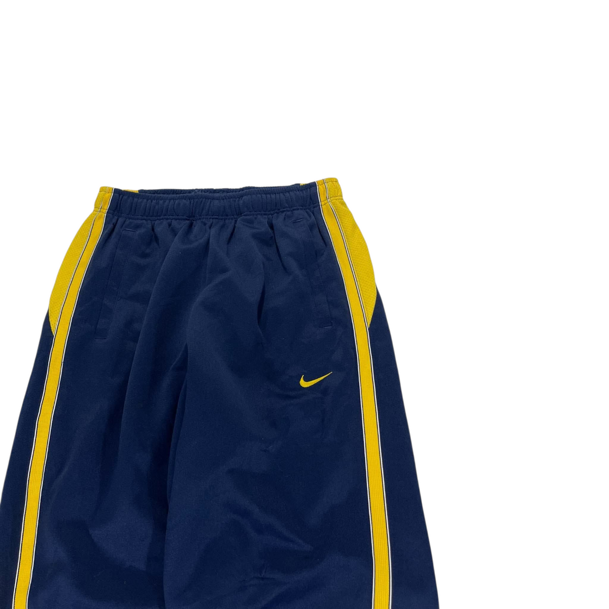 NIKE BLUE/YELLOW TRACK PANTS¹¹ (BEST FIT M)