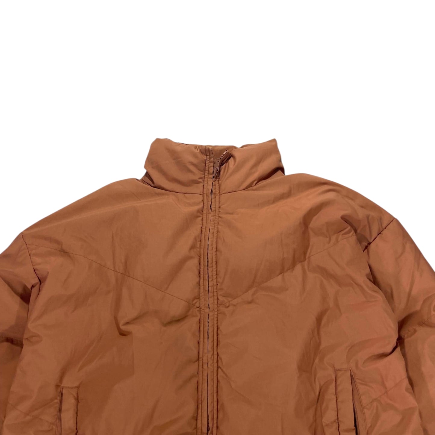 SEED HERITAGE BROWN PUFFER JACKET (UK10)