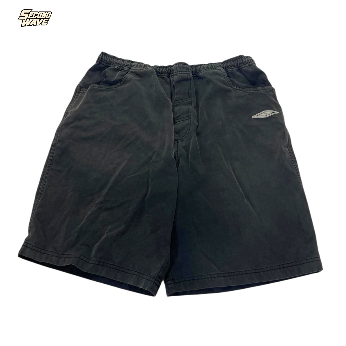 UMBRO BLACK SHORTS (32)