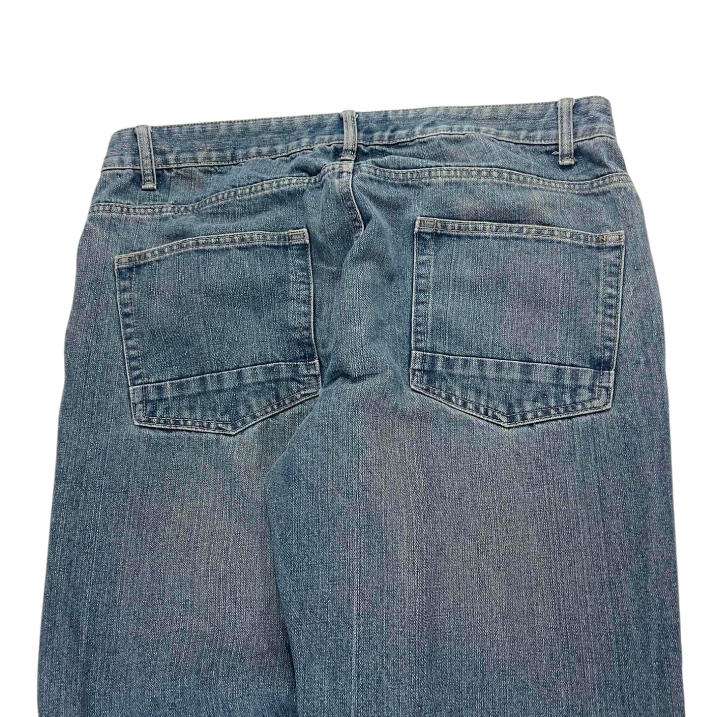 VINTAGE GARAGE BLUE DENIM JEANS (36)