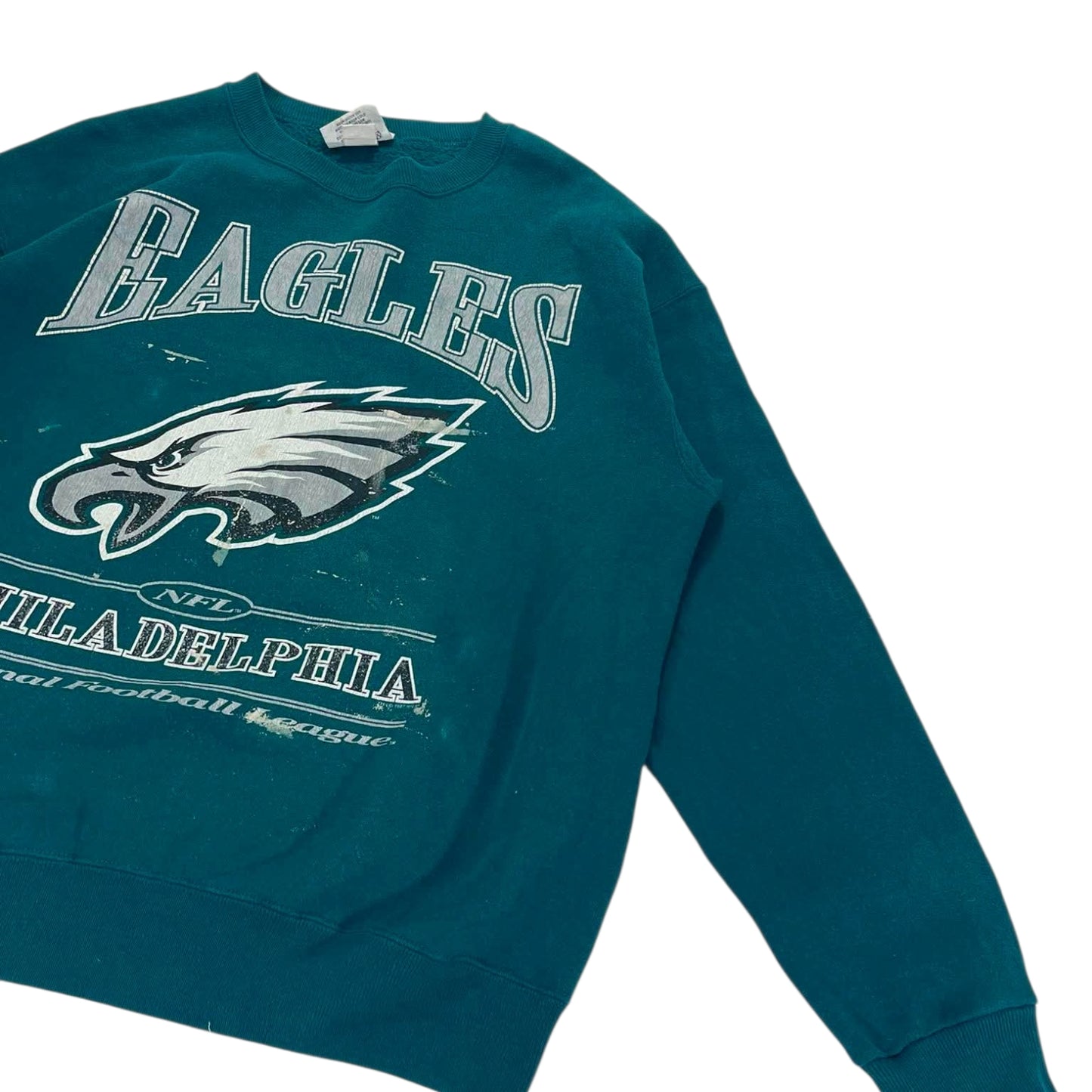 LEE SPORT PHILADELPHIA EAGLES GREEN CREWNECK (L)