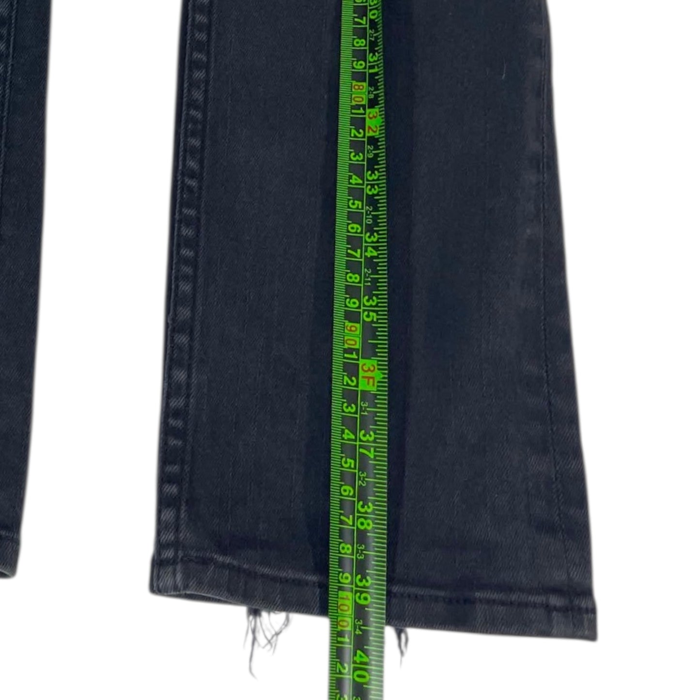 Y2K QUIKSILVER BLACK SLIM FIT JEANS (30")