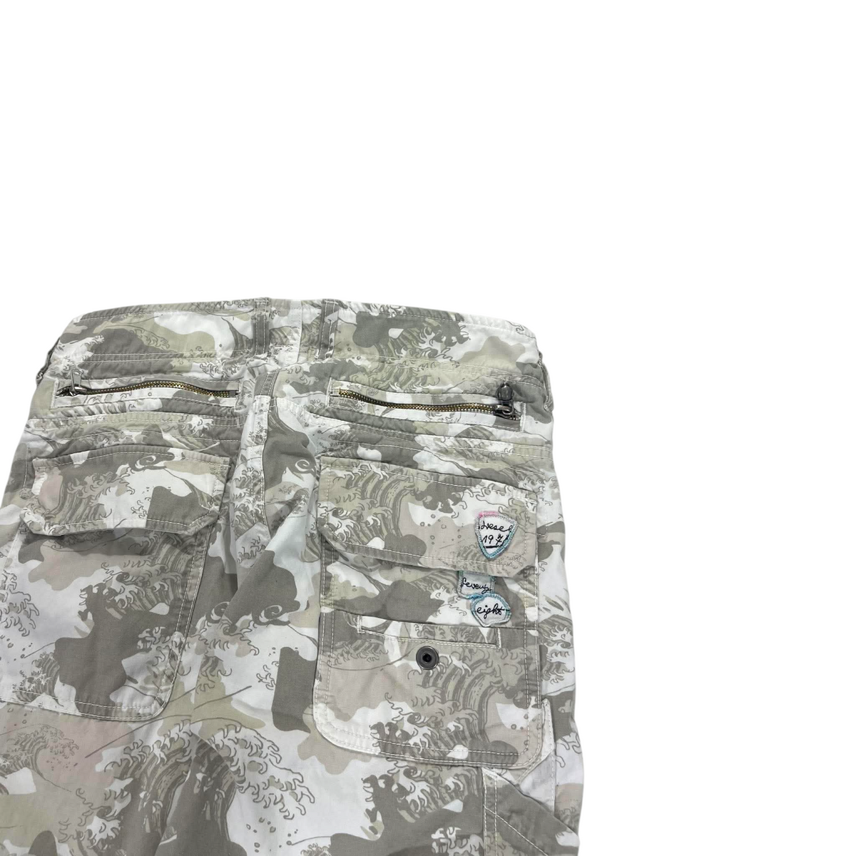 Y2K BAGGY WIDE LEG CAMO PANTS (30)