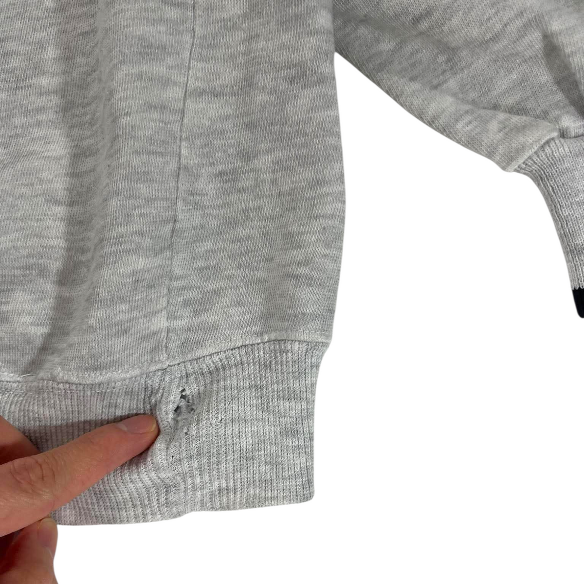 GIANNI VALENTINO GRAY CREWNECK (BEST FIT SMALL)