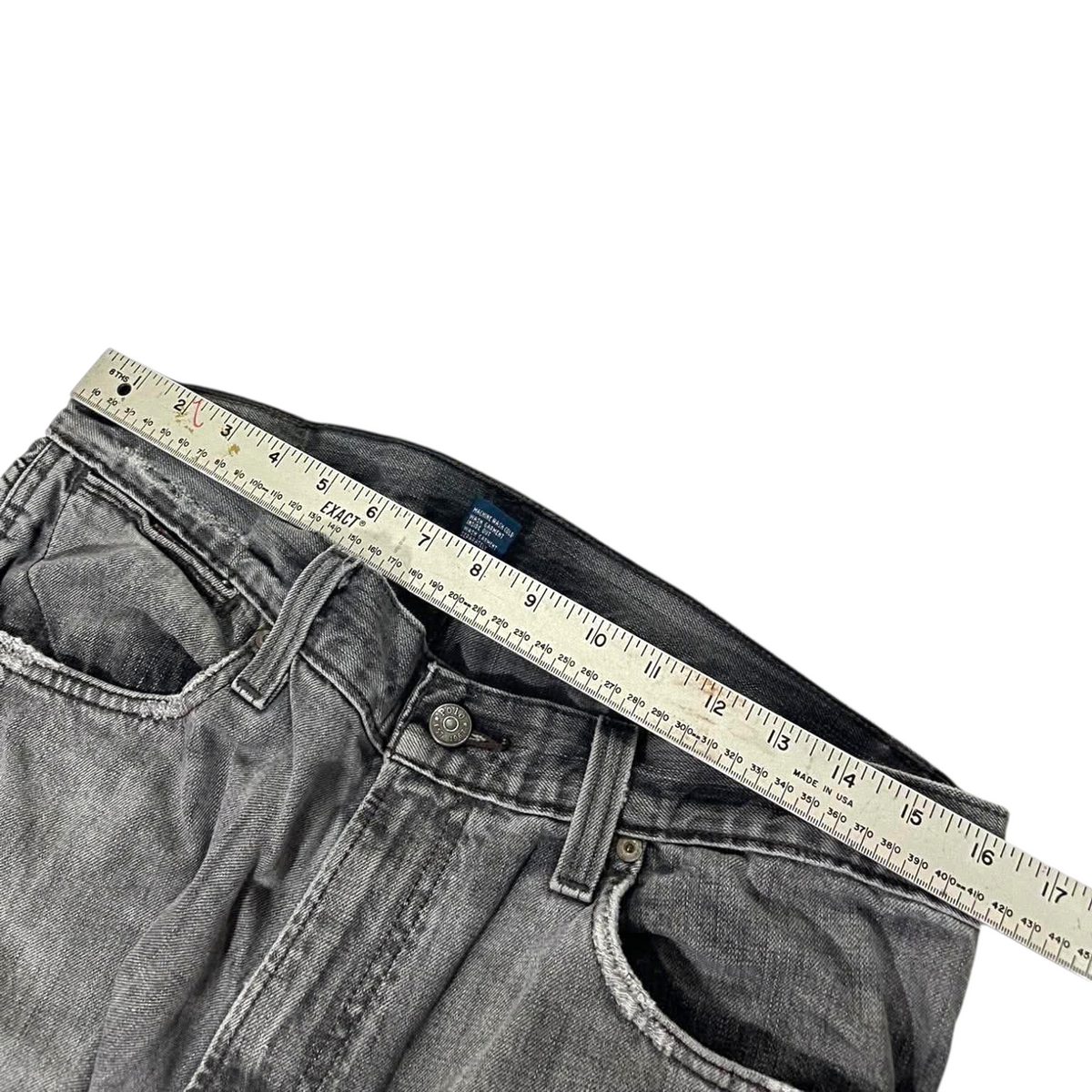 VINTAGE POLO RALPH LAUREN GRAY DENIM JEANS (32)