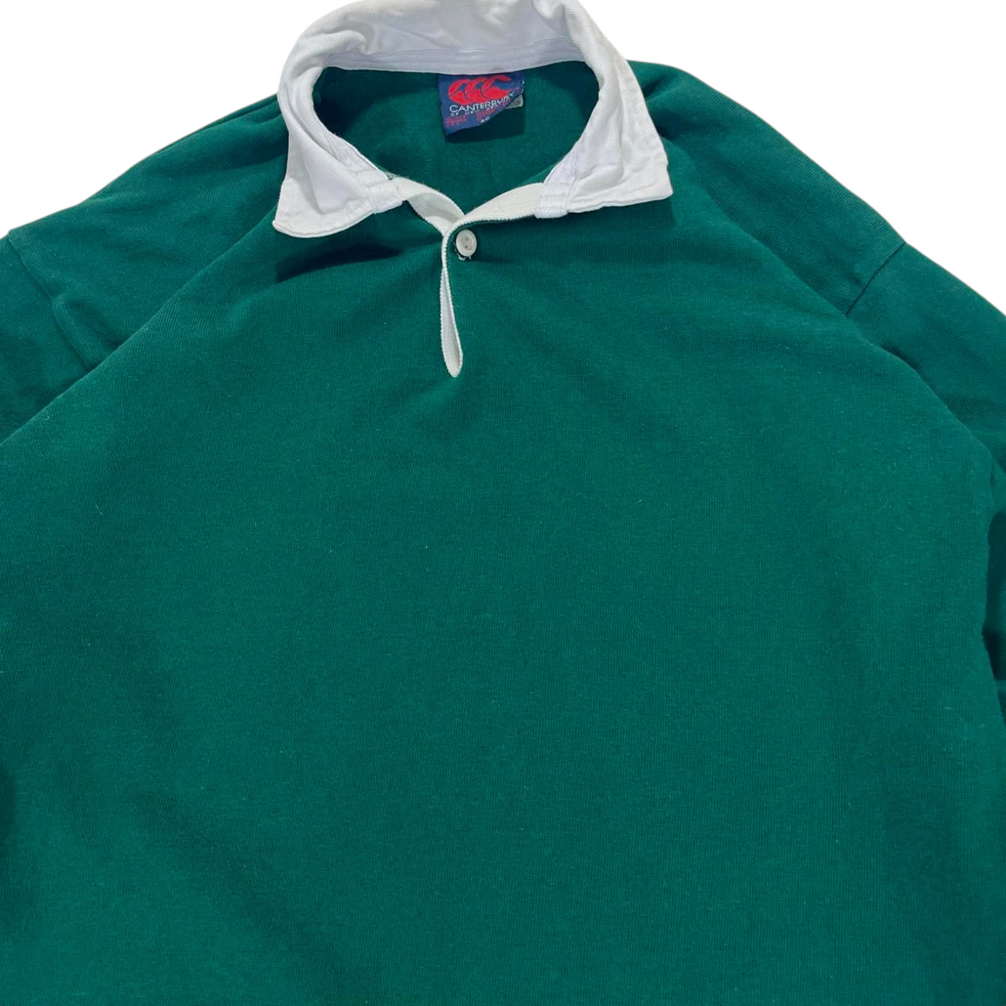 90S CCC GREEN RUGBY SHIRT (M)