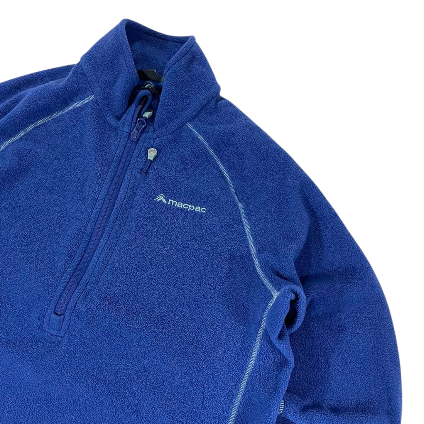 MACPAC BLUE FLEECE QUARTER ZIP SWEATSHIRT (L)