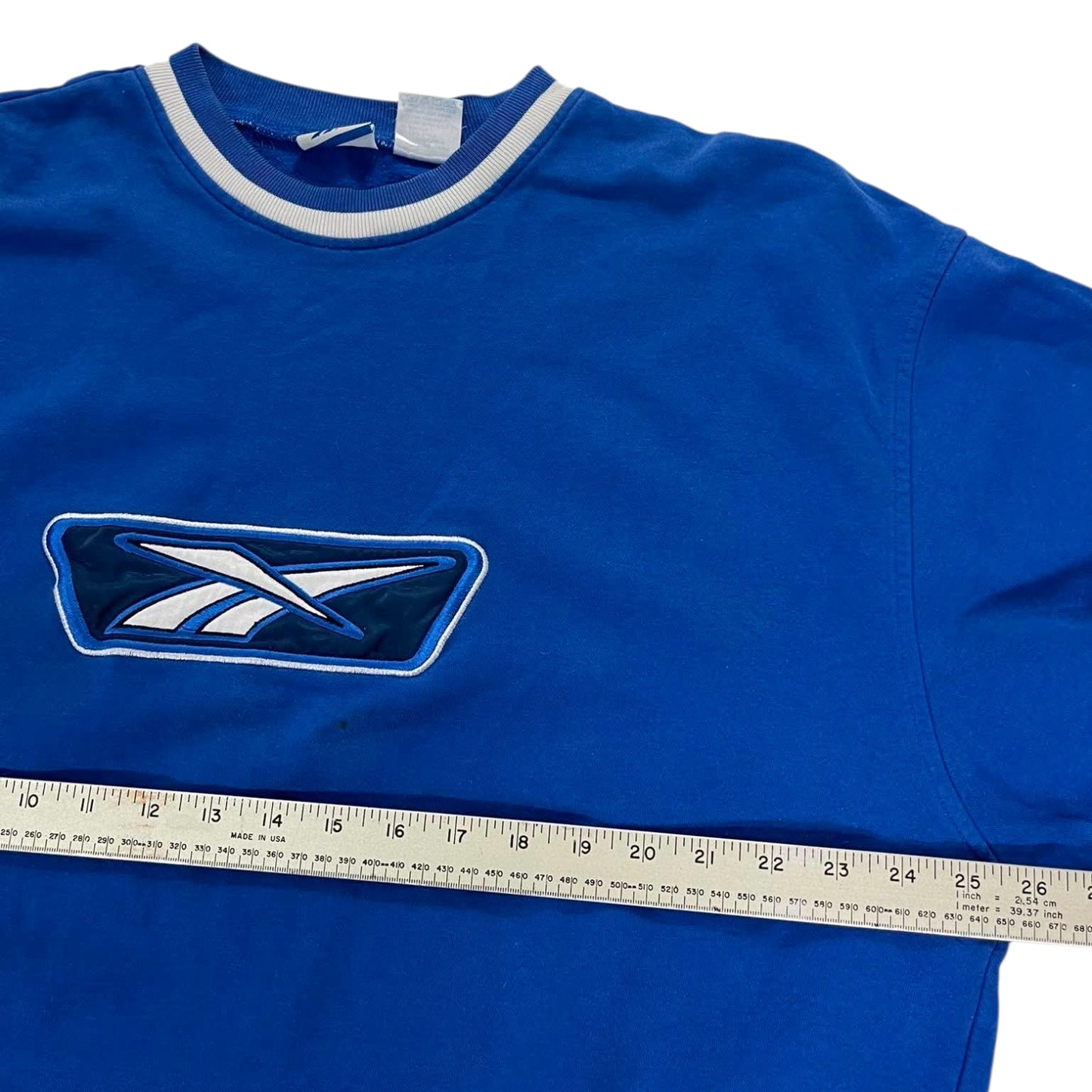 VINTAGE REEBOK BLUE CREWNECK (L)