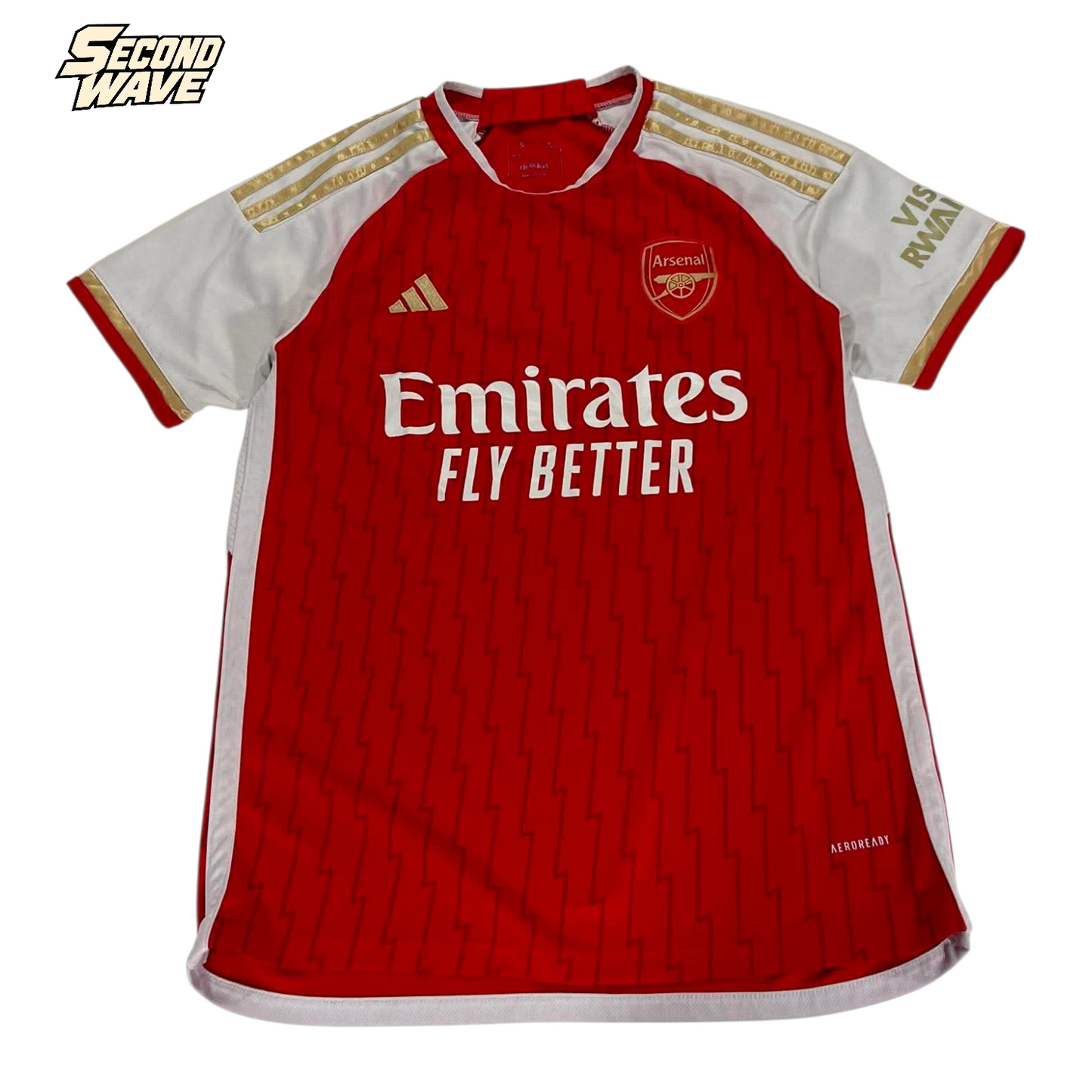 ADIDAS ARSENAL EMIRATES RED SHIRT (S-M)