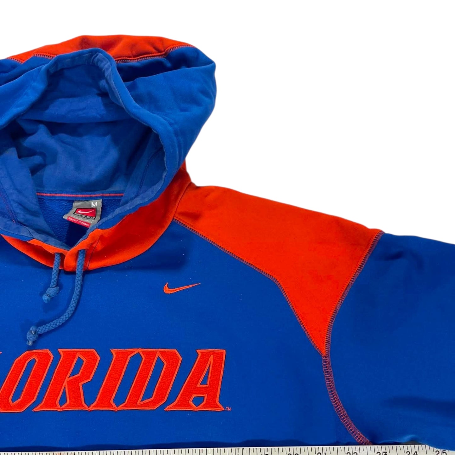 NIKE FLORIDA GATORS BLUE & ORANGE HOODIE (L)