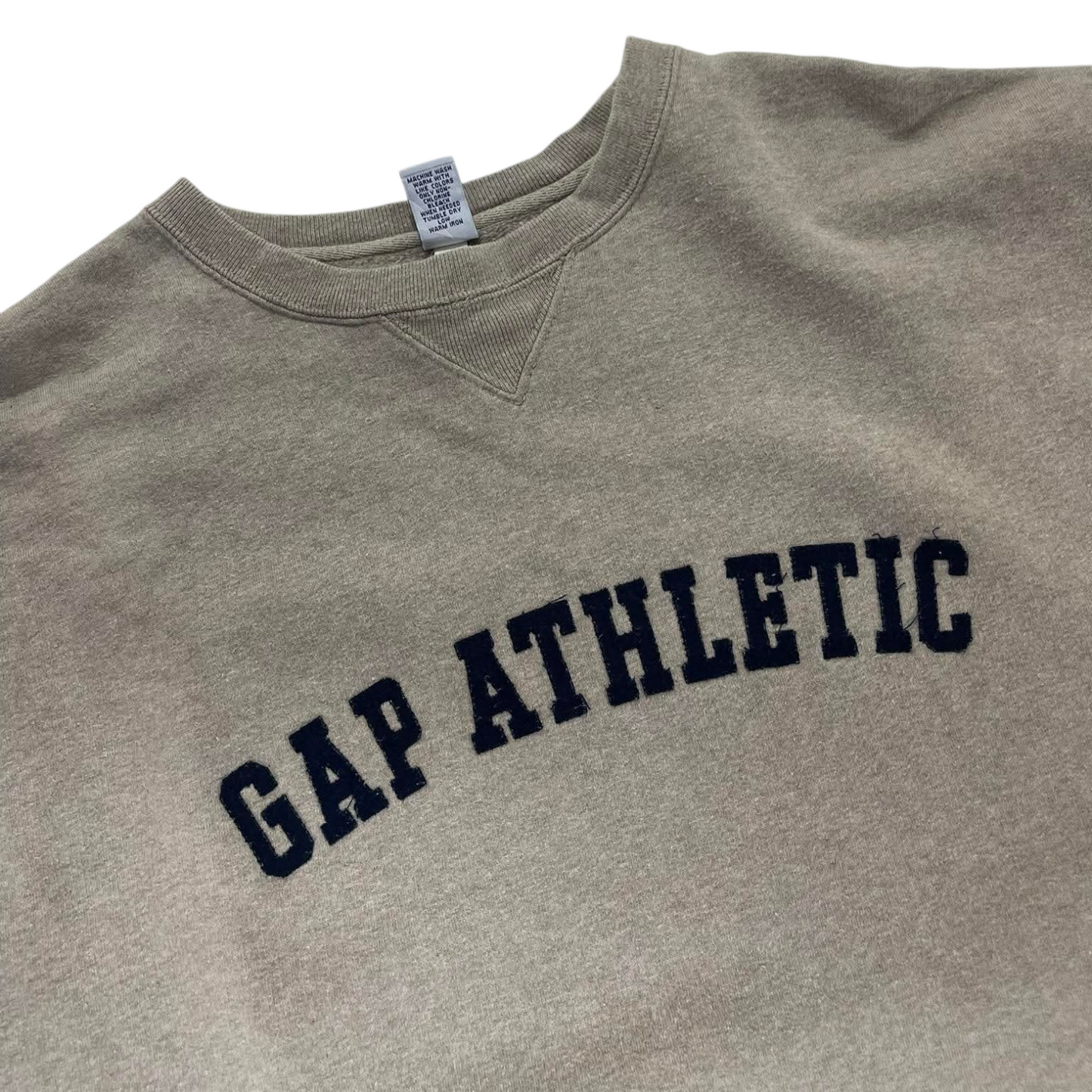 VINTAGE GAP ATHLETIC GREY SWEATSHIRT (L)