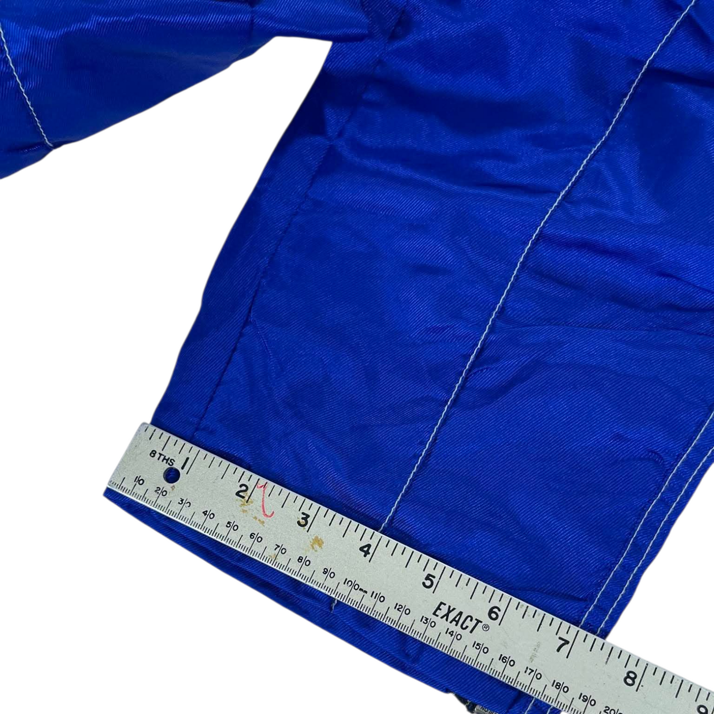 VINTAGE ASICS BLUE TRACK PANTS (S) ⁶