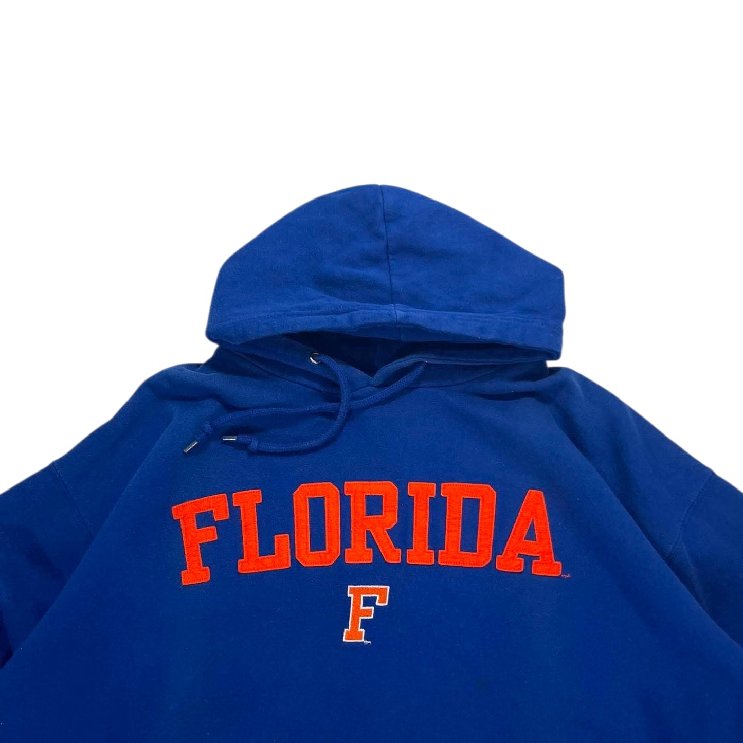 VINTAGE EMBROIDERED UNIVERSITY OF FLORIDA GATORS BLUE HOODIE (L)