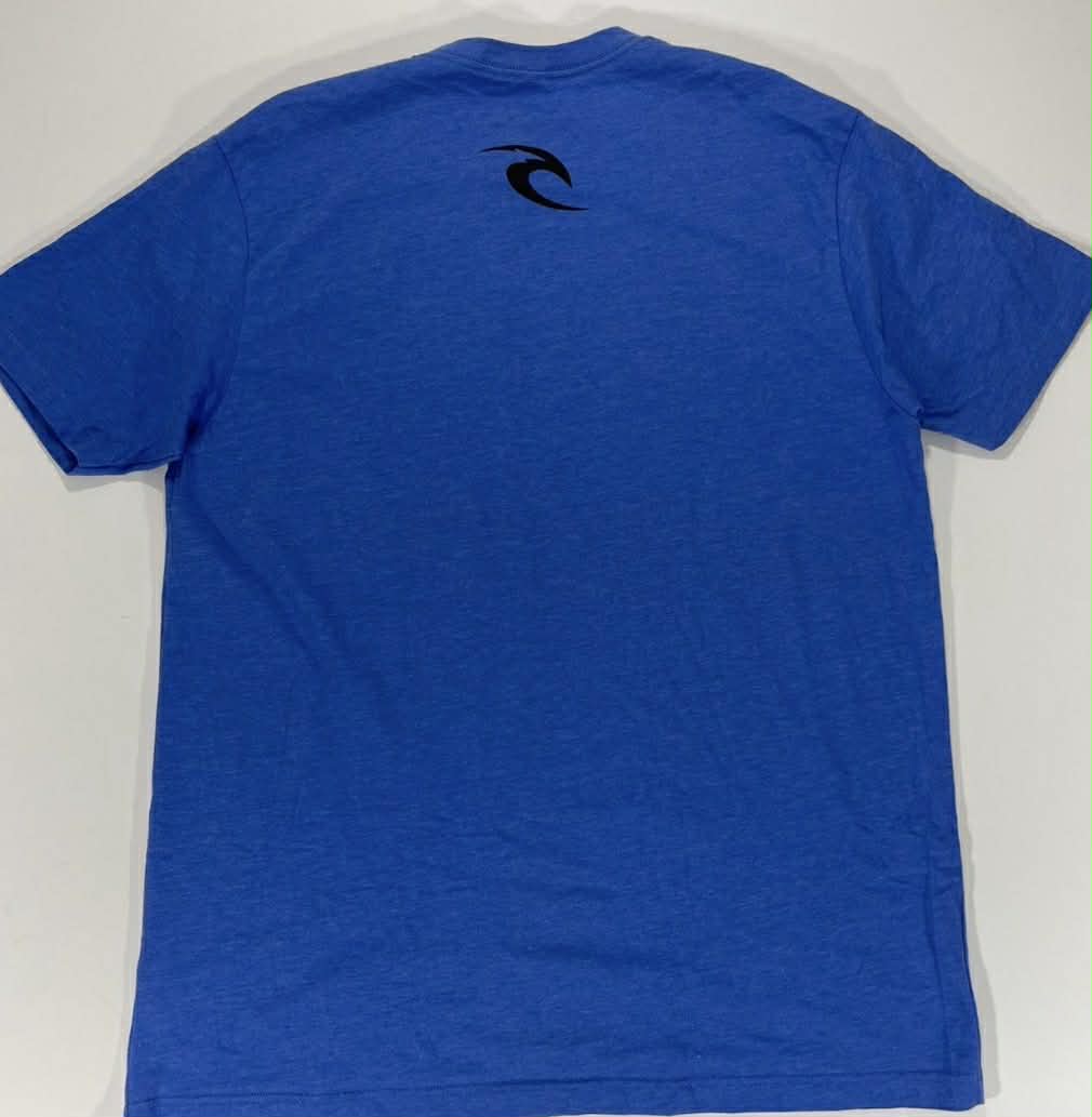 Y2K RIP CURL BLUE SLIM FIT T-SHIRT (XL)
