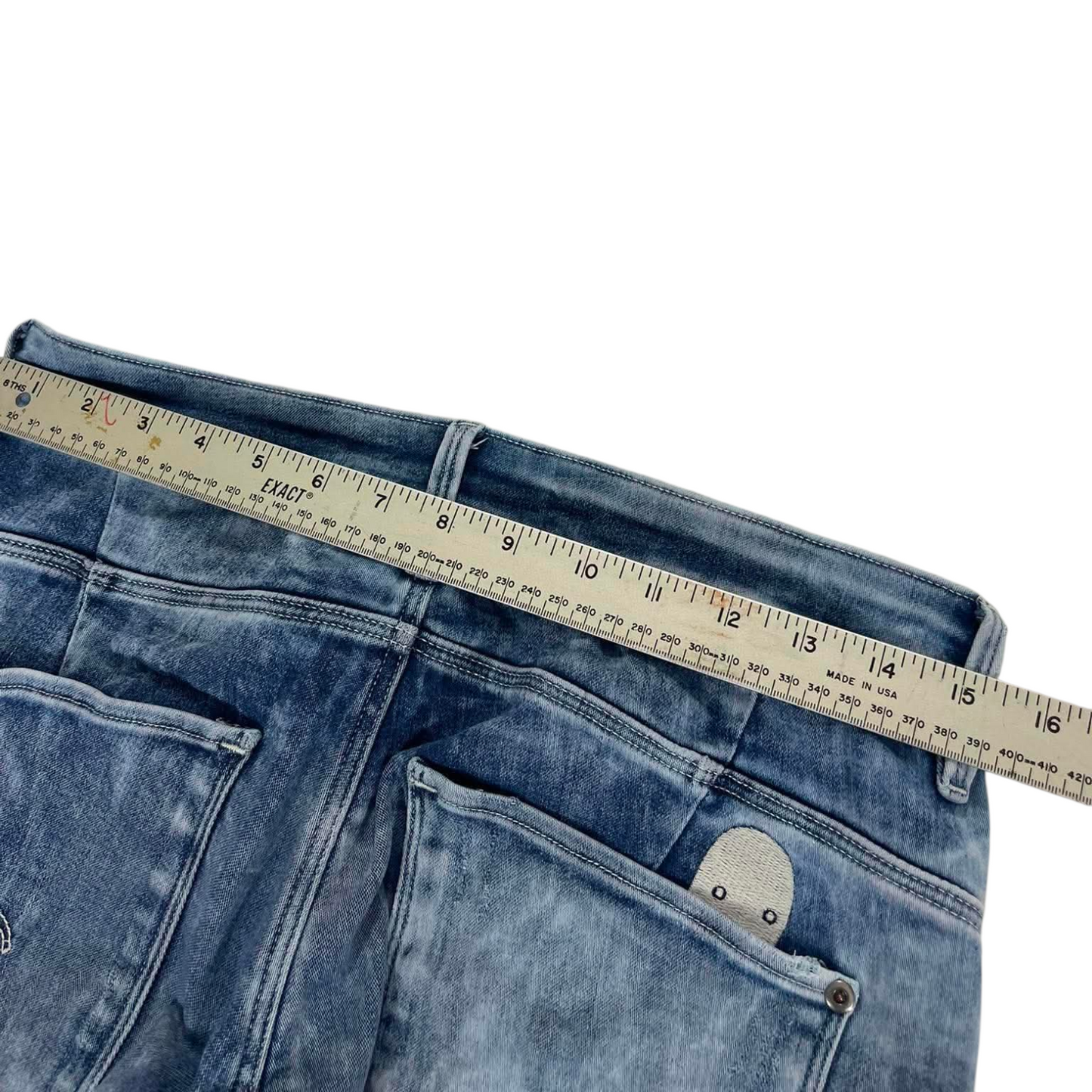 G-STAR RAW BLUE ACID WASH JEANS (30)
