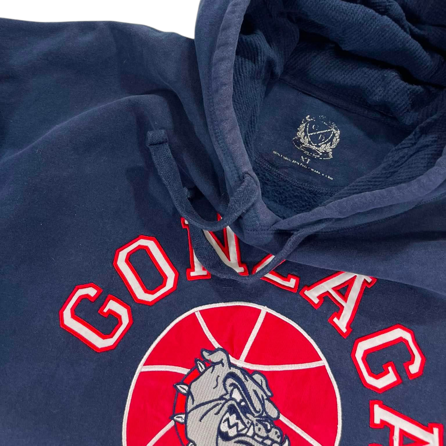 VINTAGE GONZAGA BULLDOGS UNIVERSITY HOODIE (XL)