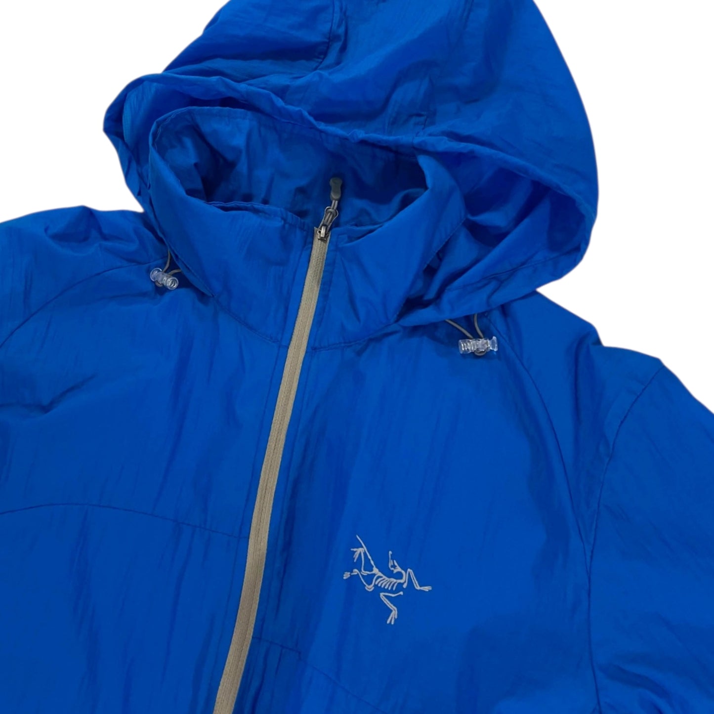 BL ARC'TERYX BLUE NYLON WINDBREAKER (XL)