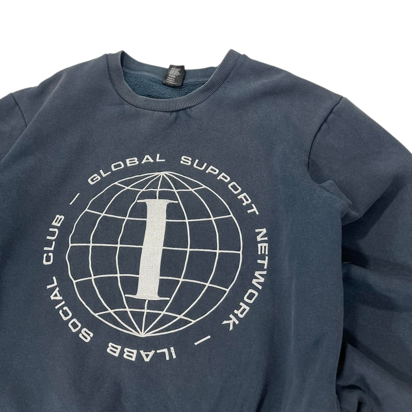 ILABB NAVY CREWNECK SWEATSHIRT (S-M)