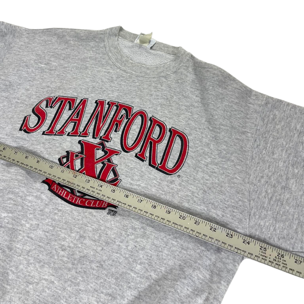 90S STANFORD GRAY CREWNECK (BEST FIT LARGE)