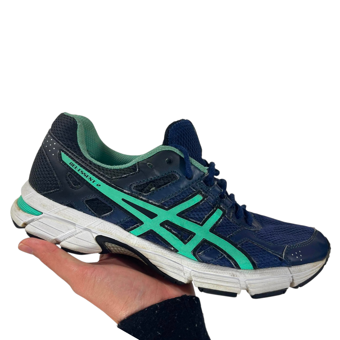 ASICS GEL-ENIGMA 7 BLUE TRAINERS (10)