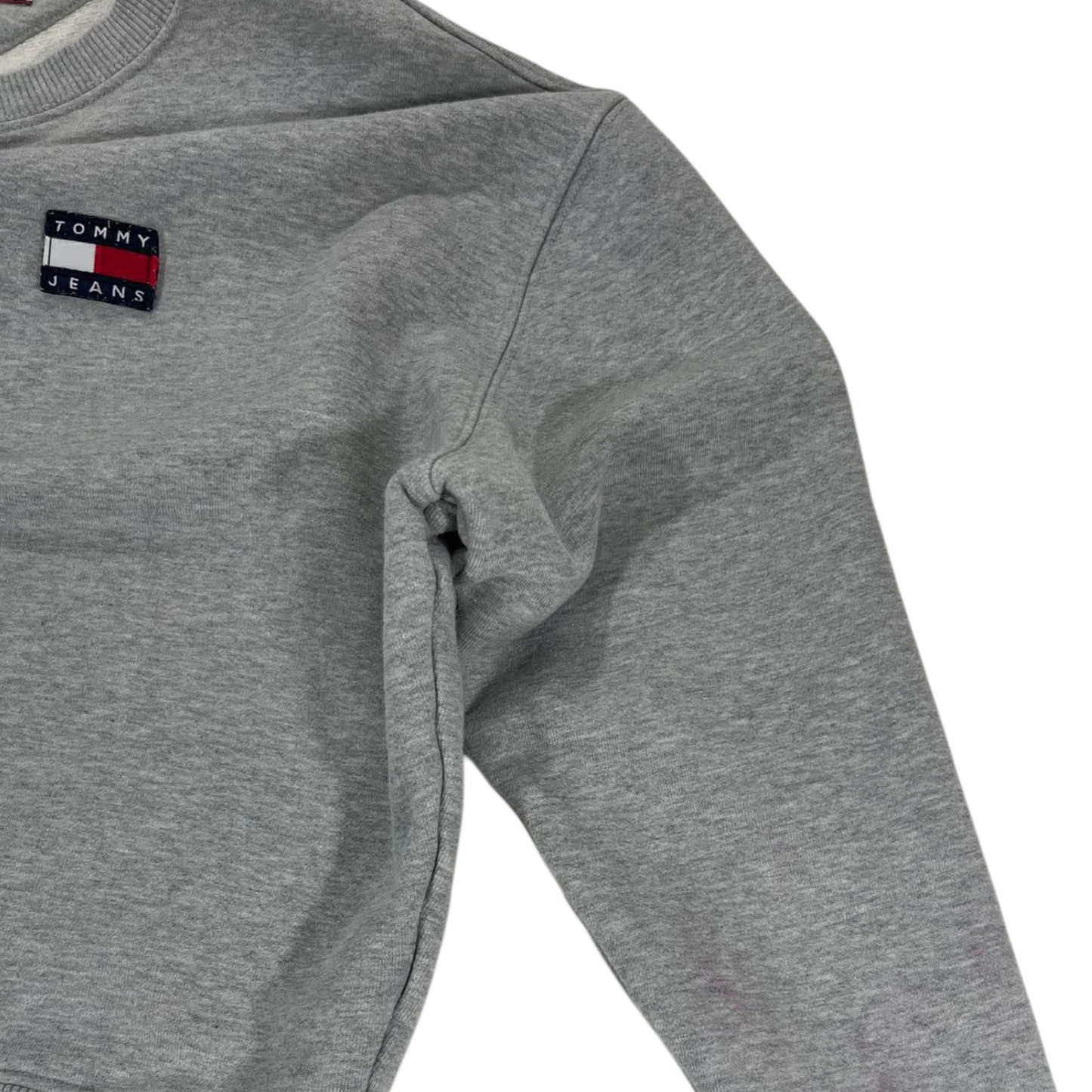 TOMMY JEANS GREY CREWNECK SWEATSHIRT (M)