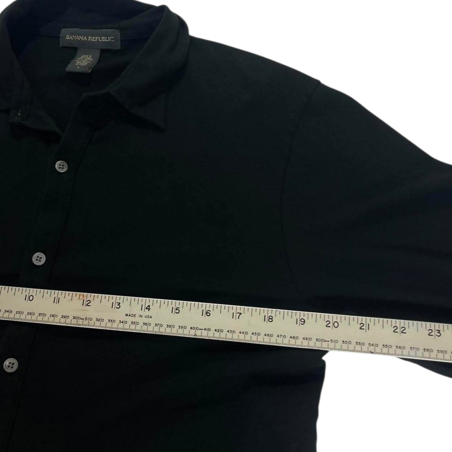 BANANA REPUBLIC BLACK LONG SLEEVE (L)