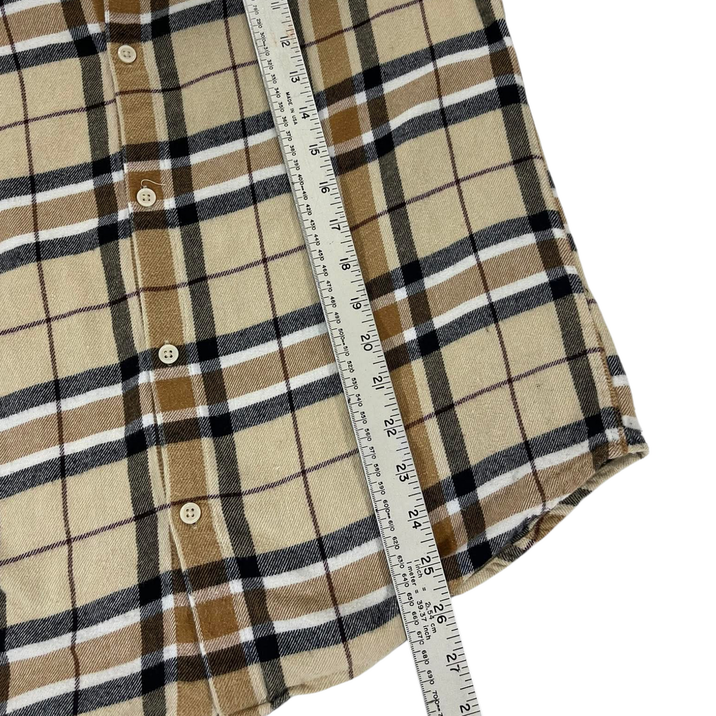MULTI COLOURED FLANNEL SHIRT (M)