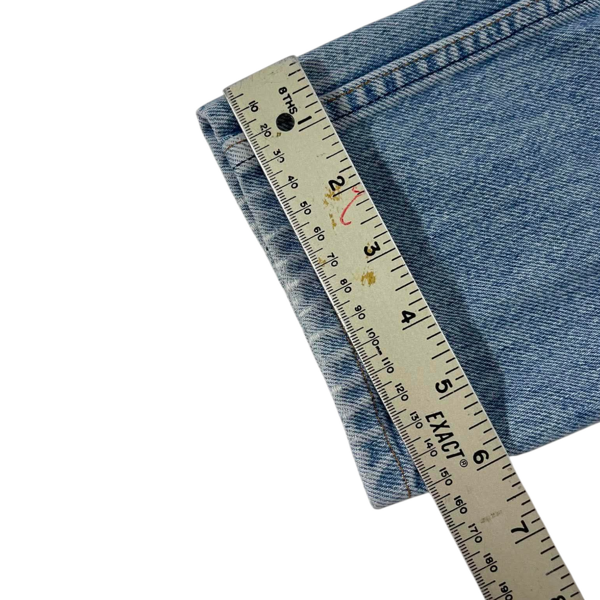 LEVI'S WASH DENIM PANTS (26/28)