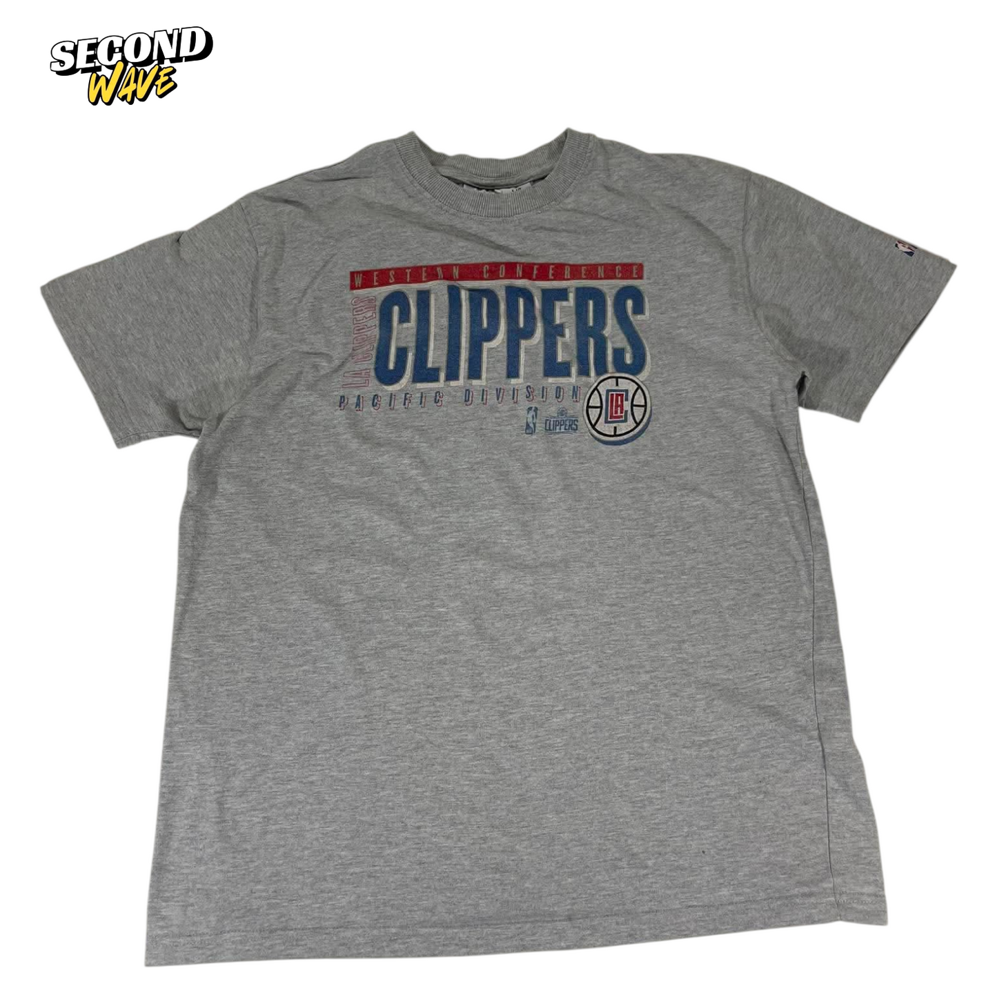 VINTAGE NBA LA CLIPPERS GREY TEE (M)