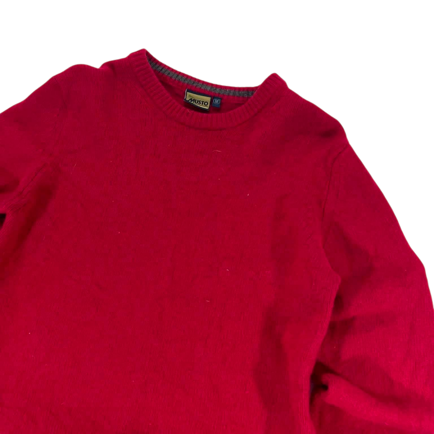 MUSTO RED SWEATER (M)