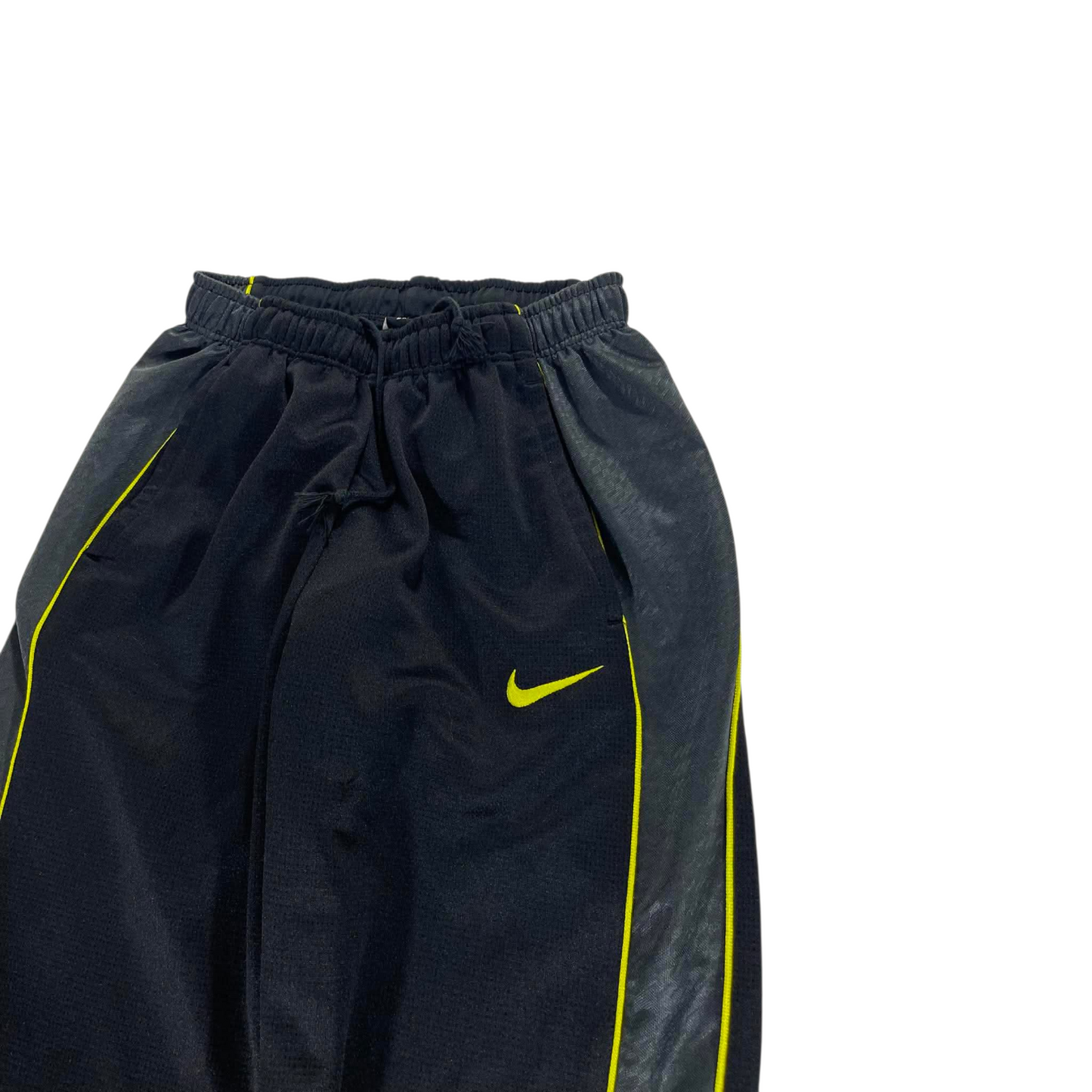 VINTAGE NIKE NEON HIT DRI-FIT BAGGY TRACK PANTS (S-M) '¹²