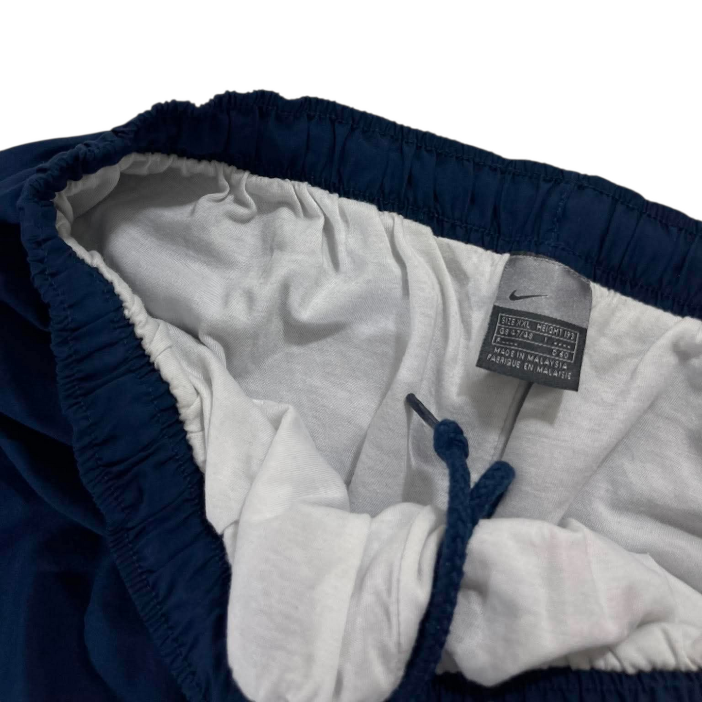 VINTAGE NIKE NAVY BLUE TRACK PANTS (XXL) ⁶